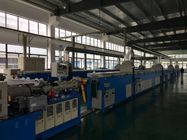 China Doppeltes Hauptsieb-Gummiextruder-Maschine für Gummiwasser-Endgurt Firma