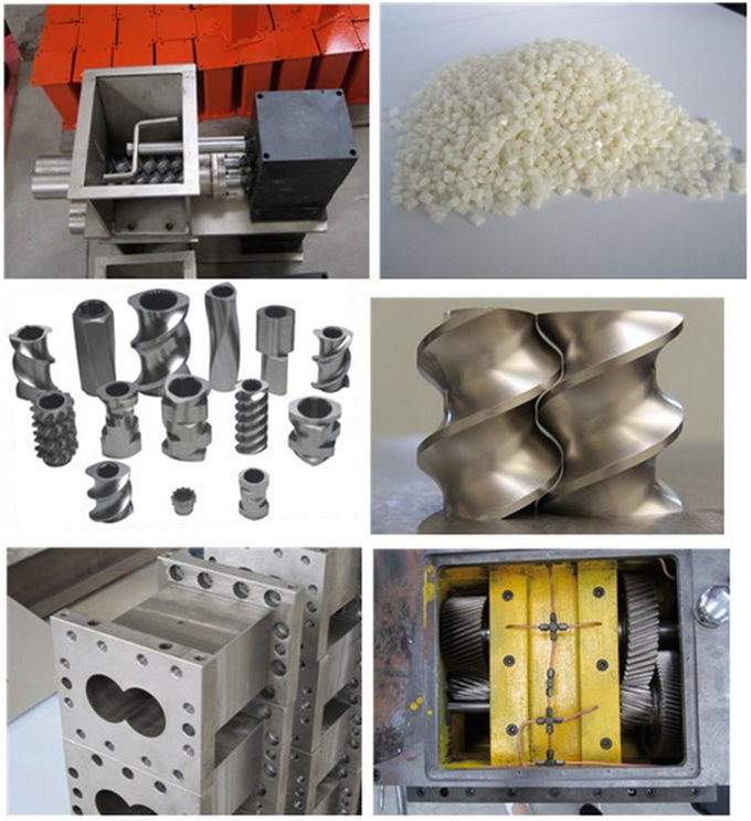 Einzelne Schrauben-bereiten Plastikpelletisierungs-Maschine materielle Granulation CER Zustimmung auf